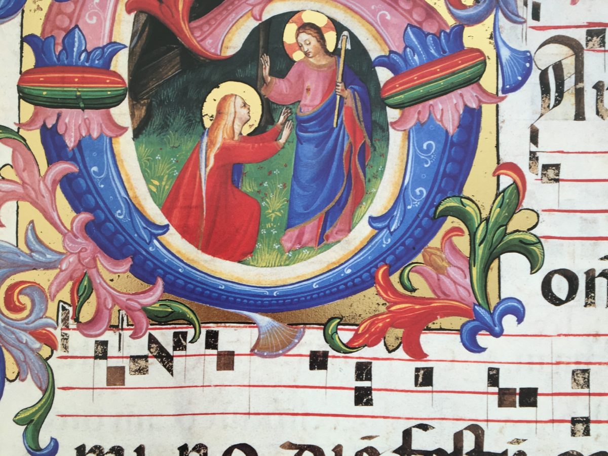 C. 64 v Messale del Beato Angelico "Noli me tangere"