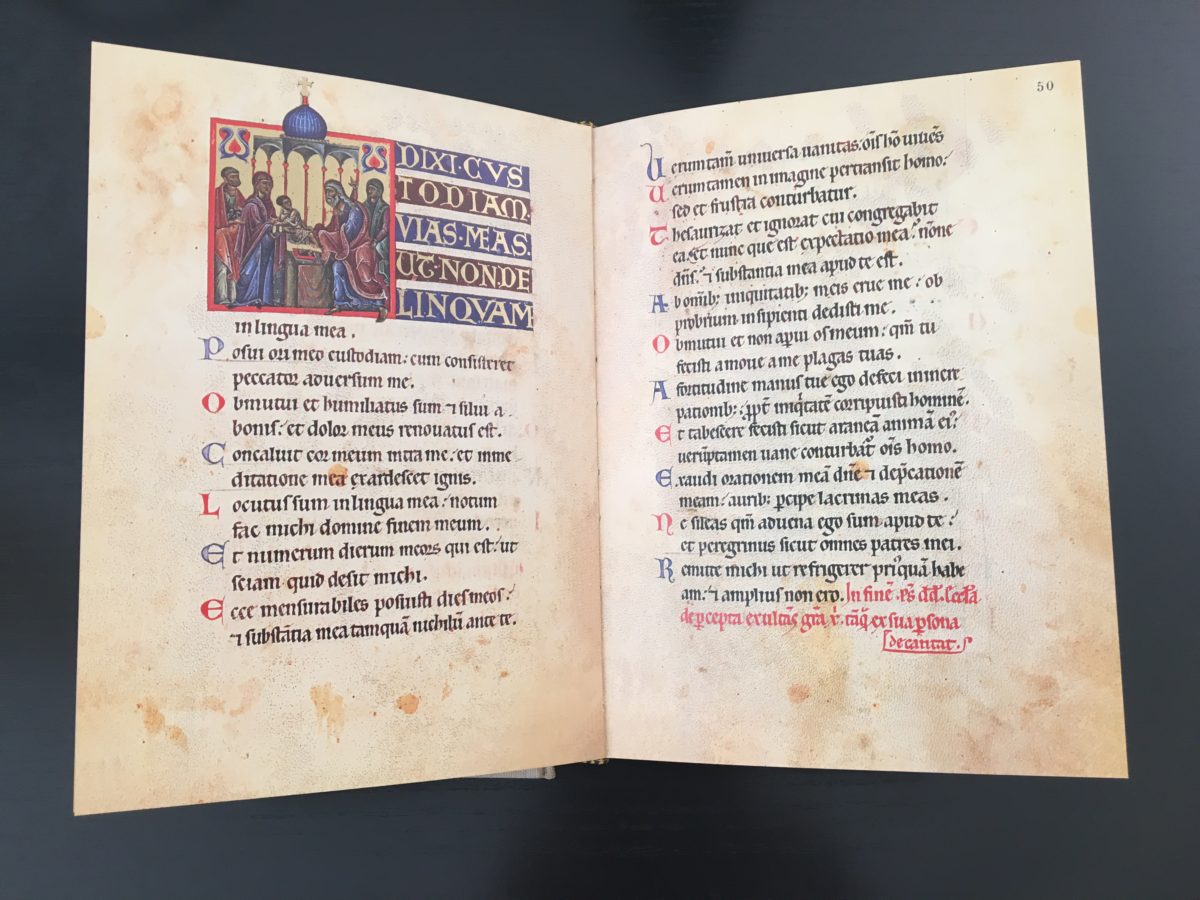 Libro dei Salmi di Federico II, ed Facsimile Ms.323 Biblioteca Riccardiana