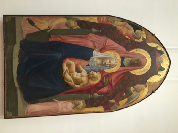 Masaccio e Masolino "Sant'Anna Metterza" 1424-1425 , Firenze Galleria degli Uffizi