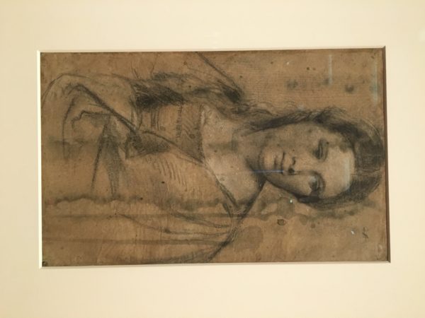 "Ritratto di giovane donna" Tiziano Vecellio Gabinetto Disegni e Stampe degli Uffizi