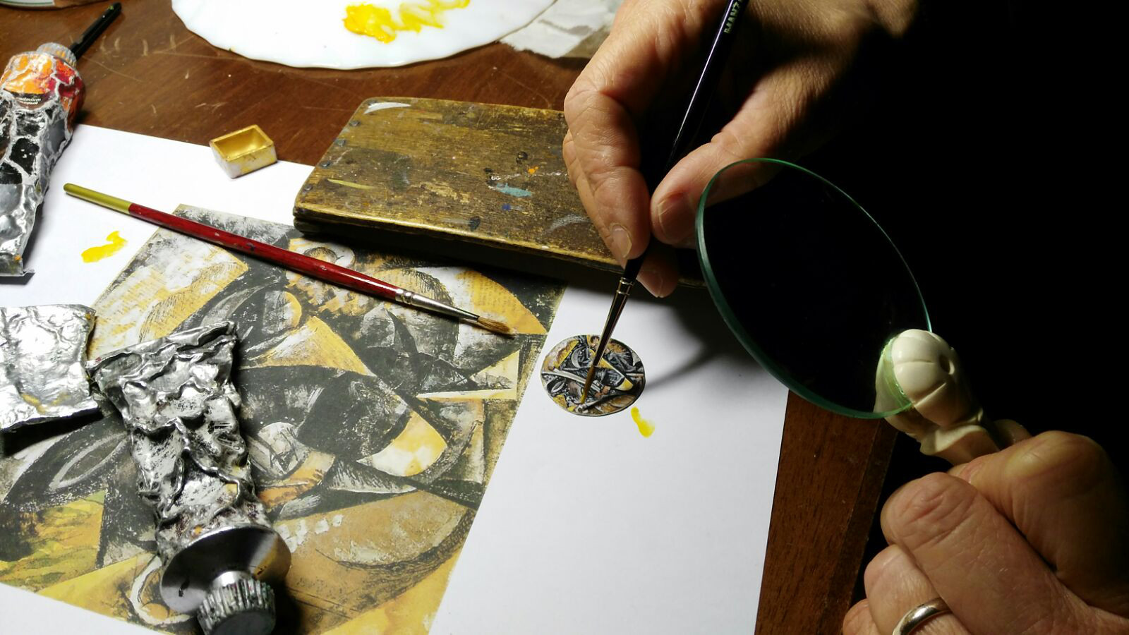 Orologio Novecento (Umberto Boccioni) fatto a mano