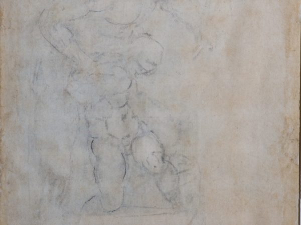 Michelangelo Buonarroti - Sacrificio di Isacco verso